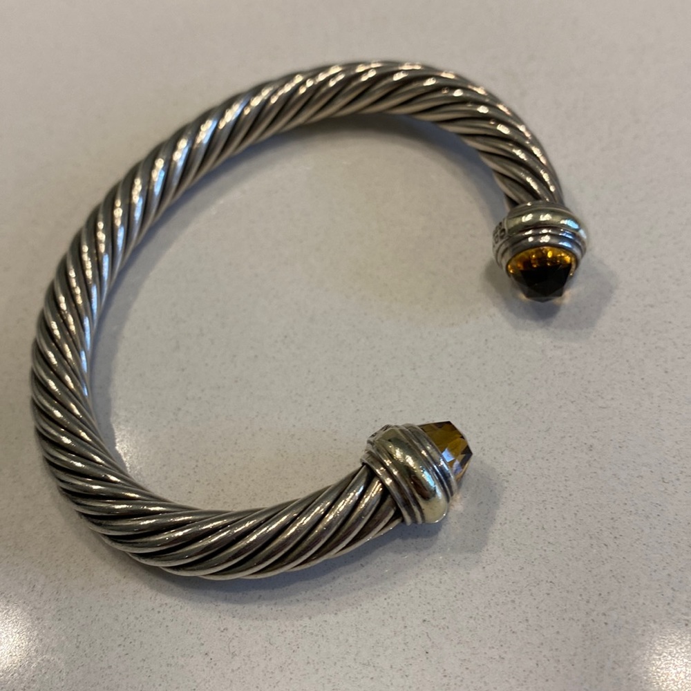 David Yurman Cable Classic Collection® Bracelet Citrine & 14k Yellow Gold
